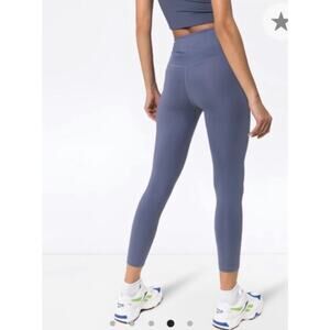 Girlfriend Collective Compressive High Rise Legging Small 7/8 Length Tanzanite